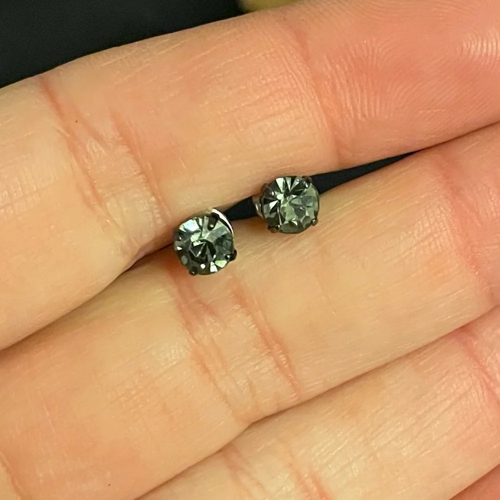Elegant Silver Stud Earrings